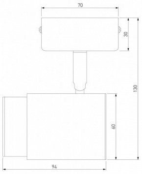 Бра Eurosvet Morgan 20124/1 белый/ черный в Нефтекамске - neftekamsk.ok-mebel.com | фото 3
