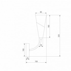 Бра Eurosvet Rhyton 60167/1 латунь в Нефтекамске - neftekamsk.ok-mebel.com | фото 5