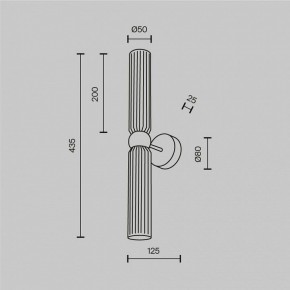 Бра Maytoni Antic MOD302WL-02CG1 в Нефтекамске - neftekamsk.ok-mebel.com | фото 3