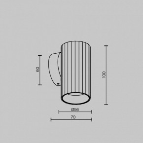 Бра Maytoni Calipso C106WL-01-GU10-B в Нефтекамске - neftekamsk.ok-mebel.com | фото 6