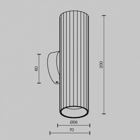 Бра Maytoni Calipso C106WL-02-GU10-B в Нефтекамске - neftekamsk.ok-mebel.com | фото 6