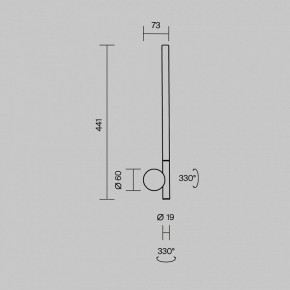 Бра Maytoni Rotera MOD432WL-L6B3K в Нефтекамске - neftekamsk.ok-mebel.com | фото 6