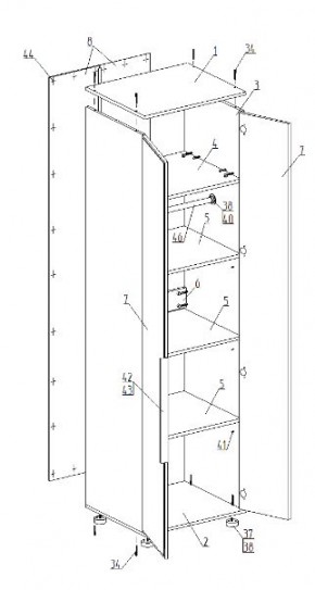 Детская "Лео" (модульная) в Нефтекамске - neftekamsk.ok-mebel.com | фото 9