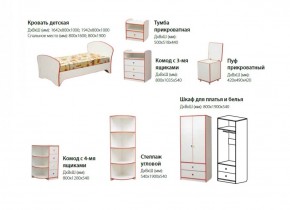 Набор мебели для детской Юниор-10 (с кроватью 800*1900) ЛДСП в Нефтекамске - neftekamsk.ok-mebel.com | фото 2
