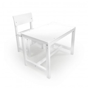 Детский растущий комплект стол и стул Я САМ "Лофт" (Белый, Белый) в Нефтекамске - neftekamsk.ok-mebel.com | фото