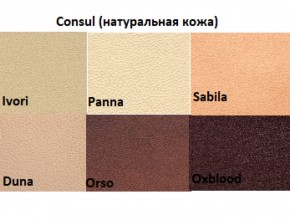 Диван двухместный Алекто Consul натуральная кожа в Нефтекамске - neftekamsk.ok-mebel.com | фото 5