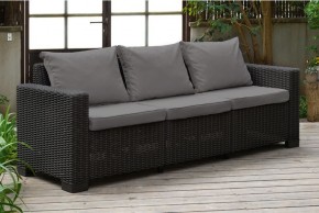 Диван Калифорния 3-х местный (California 3 Sofa), графит в Нефтекамске - neftekamsk.ok-mebel.com | фото