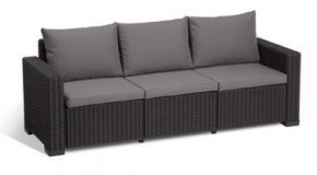Диван Калифорния 3-х местный (California 3 Sofa), графит в Нефтекамске - neftekamsk.ok-mebel.com | фото 2