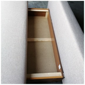 Диван-кровать Комфорт без подлокотников BALTIC AZURE (2 подушки) в Нефтекамске - neftekamsk.ok-mebel.com | фото 6