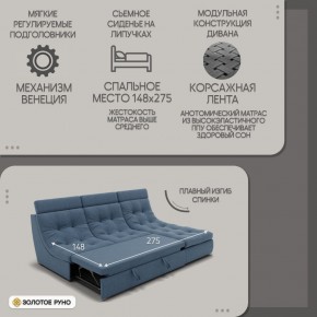 Диван Монако-2 (ППУ) в Нефтекамске - neftekamsk.ok-mebel.com | фото 3