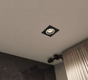 DK2061-BK Встраиваемый светильник IP 20, до 15 Вт, GU10, LED, черный, алюминий в Нефтекамске - neftekamsk.ok-mebel.com | фото 4