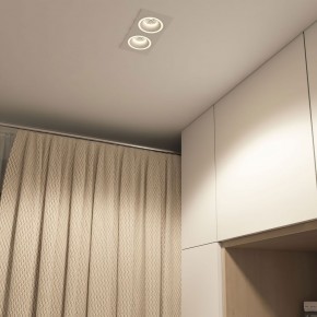 DK2062-WH Встраиваемый светильник, IP 20, до 15 Вт, GU10, LED, белый, алюминий в Нефтекамске - neftekamsk.ok-mebel.com | фото 4