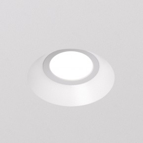 DK2081-WH Встраиваемый точечный светильник для натяжных ПВХ потолков INVIZ, IP 20, до 9 Вт, GU10, LED, белый, ABS-пластик в Нефтекамске - neftekamsk.ok-mebel.com | фото