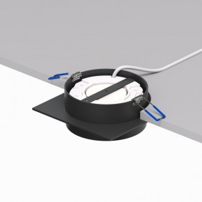 DK2091-BK Встраиваемый светильник FLAT, IP 20, до 15 Вт, GX53, LED, черный, алюминий в Нефтекамске - neftekamsk.ok-mebel.com | фото 4