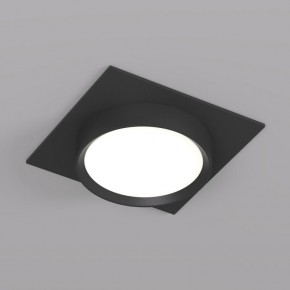 DK2091-BK Встраиваемый светильник FLAT, IP 20, до 15 Вт, GX53, LED, черный, алюминий в Нефтекамске - neftekamsk.ok-mebel.com | фото