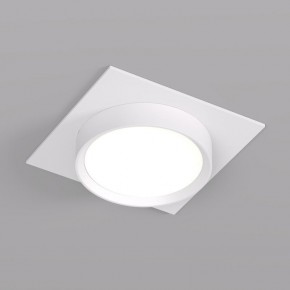 DK2091-WH Встраиваемый светильник FLAT, IP 20, до 15 Вт, GX53, LED, белый, алюминий в Нефтекамске - neftekamsk.ok-mebel.com | фото 3