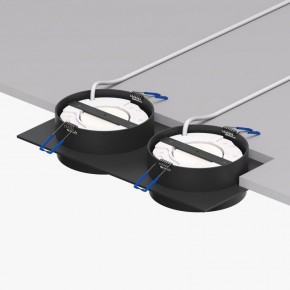 DK2092-BK Встраиваемый светильник FLAT, IP 20, до 15 Вт, GX53, LED, черный, алюминий в Нефтекамске - neftekamsk.ok-mebel.com | фото 2