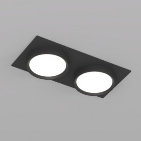 DK2092-BK Встраиваемый светильник FLAT, IP 20, до 15 Вт, GX53, LED, черный, алюминий в Нефтекамске - neftekamsk.ok-mebel.com | фото 4