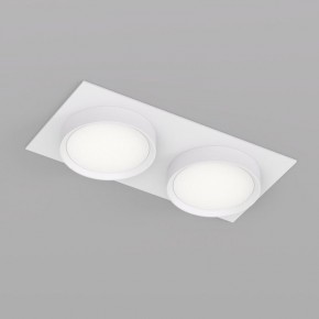 DK2092-WH Встраиваемый светильник FLAT, IP 20, до 15 Вт, GX53, LED, белый, алюминий в Нефтекамске - neftekamsk.ok-mebel.com | фото 2