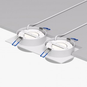 DK2092-WH Встраиваемый светильник FLAT, IP 20, до 15 Вт, GX53, LED, белый, алюминий в Нефтекамске - neftekamsk.ok-mebel.com | фото 4