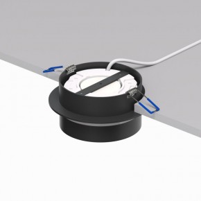 DK2100-BK Встраиваемый светильник NIKO, IP 20, до 15 Вт, GX53, LED, черный, акрил, алюминий в Нефтекамске - neftekamsk.ok-mebel.com | фото 4