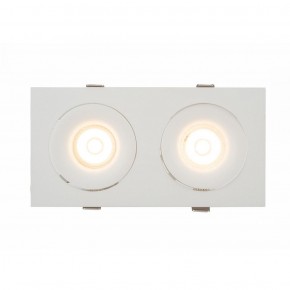 DK2122-WH Встраиваемый светильник, IP 20, 50 Вт, GU10, белый, алюминий в Нефтекамске - neftekamsk.ok-mebel.com | фото