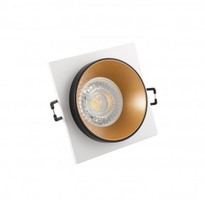 DK2402-GD Встраиваемый светильник, IP 20, 50 Вт, GU10, черный/золотой, алюминий в Нефтекамске - neftekamsk.ok-mebel.com | фото 1