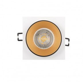DK2402-GD Встраиваемый светильник, IP 20, 50 Вт, GU10, черный/золотой, алюминий в Нефтекамске - neftekamsk.ok-mebel.com | фото 3