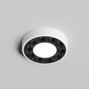 DK2440-WB Встраиваемый светильник DUAL 5+5 Вт, LED 4000K, IP 20, d90mm, белый/черный, алюминий/акрил в Нефтекамске - neftekamsk.ok-mebel.com | фото 2