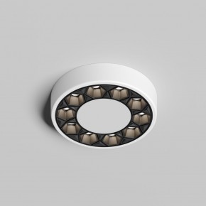 DK2440-WB Встраиваемый светильник DUAL 5+5 Вт, LED 4000K, IP 20, d90mm, белый/черный, алюминий/акрил в Нефтекамске - neftekamsk.ok-mebel.com | фото 3