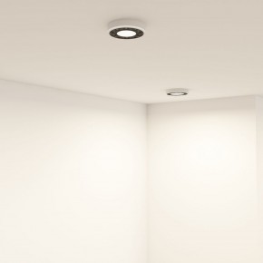 DK2440-WB Встраиваемый светильник DUAL 5+5 Вт, LED 4000K, IP 20, d90mm, белый/черный, алюминий/акрил в Нефтекамске - neftekamsk.ok-mebel.com | фото 6