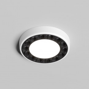 DK2441-WB Встраиваемый светильник DUAL 9+9 Вт, LED 4000K, IP 20, d120mm, белый/черный, алюминий/акрил в Нефтекамске - neftekamsk.ok-mebel.com | фото 2
