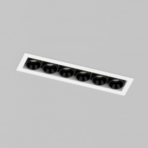 DK2514-WB Встраиваемый светильник SPACE со светодиодом L126mm 220V 10W 38° 4000К IP20 белый/черный алюминий в Нефтекамске - neftekamsk.ok-mebel.com | фото 2
