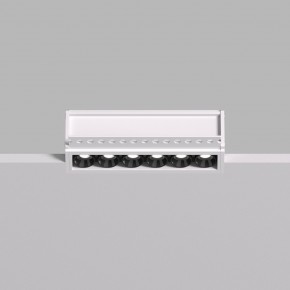 DK2531-WB Встраиваемый светильник SPACE со светодиодом под шпатлевку L126mm 220V 10W 38° 4000К IP20 белый/черный алюминий в Нефтекамске - neftekamsk.ok-mebel.com | фото 3