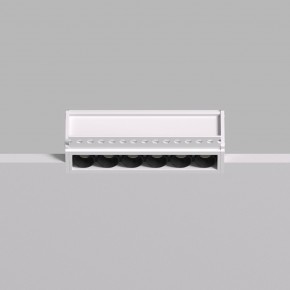 DK2531-WB Встраиваемый светильник SPACE со светодиодом под шпатлевку L126mm 220V 10W 38° 4000К IP20 белый/черный алюминий в Нефтекамске - neftekamsk.ok-mebel.com | фото 4