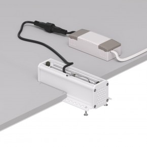 DK2531-WB Встраиваемый светильник SPACE со светодиодом под шпатлевку L126mm 220V 10W 38° 4000К IP20 белый/черный алюминий в Нефтекамске - neftekamsk.ok-mebel.com | фото 5