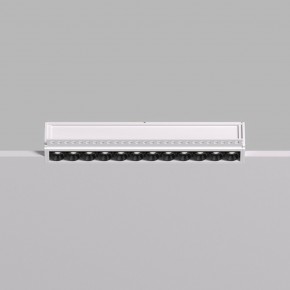 DK2532-WB Встраиваемый светильник SPACE со светодиодом под шпатлевку L240mm 220V 20W 38° 4000К IP20 белый/черный алюминий в Нефтекамске - neftekamsk.ok-mebel.com | фото 3