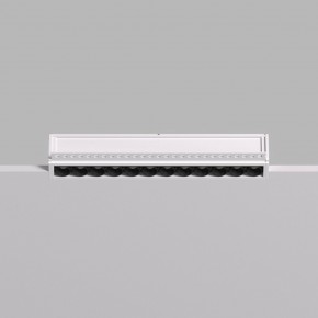 DK2532-WB Встраиваемый светильник SPACE со светодиодом под шпатлевку L240mm 220V 20W 38° 4000К IP20 белый/черный алюминий в Нефтекамске - neftekamsk.ok-mebel.com | фото 4
