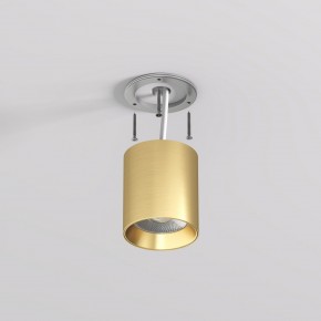 DK2610-SB Накладной светильник SHINE TUBE со светодиодом, D70*H80, IP20, 3000К, 10W, RA?90, сатинированная латунь, алюминий в Нефтекамске - neftekamsk.ok-mebel.com | фото 3