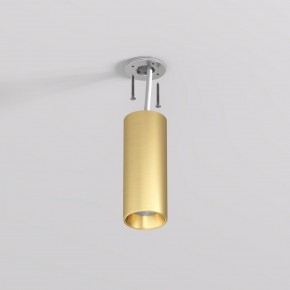 DK2615-SB Накладной светильник SHINE TUBE со светодиодом, D45*H115, IP20, 3000К, 7W, RA?90, сатинированная латунь, алюминий в Нефтекамске - neftekamsk.ok-mebel.com | фото 3