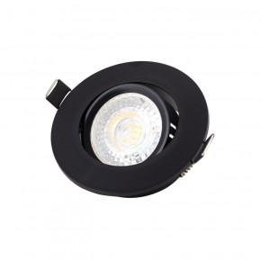 DK3020-BK Встраиваемый светильник, IP 20, 10 Вт, GU5.3, LED, черный, пластик в Нефтекамске - neftekamsk.ok-mebel.com | фото 1