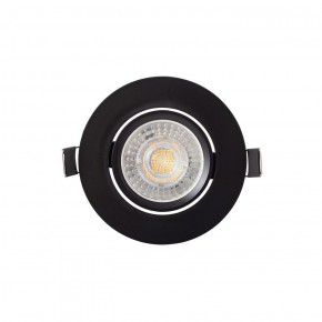 DK3020-BK Встраиваемый светильник, IP 20, 10 Вт, GU5.3, LED, черный, пластик в Нефтекамске - neftekamsk.ok-mebel.com | фото 3