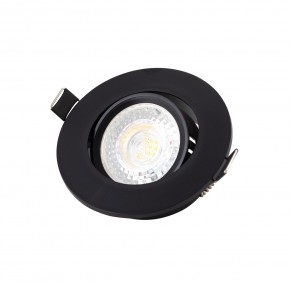 DK3020-BK Встраиваемый светильник, IP 20, 10 Вт, GU5.3, LED, черный, пластик в Нефтекамске - neftekamsk.ok-mebel.com | фото 2