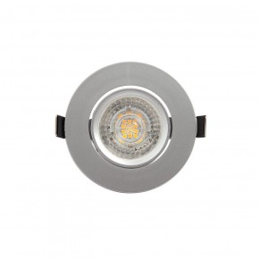DK3020-CM Встраиваемый светильник, IP 20, 10 Вт, GU5.3, LED, серый, пластик в Нефтекамске - neftekamsk.ok-mebel.com | фото 1