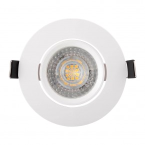 DK3020-WH Встраиваемый светильник, IP 20, 10 Вт, GU5.3, LED, белый, пластик в Нефтекамске - neftekamsk.ok-mebel.com | фото