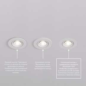 DK3020-WH Встраиваемый светильник, IP 20, 10 Вт, GU5.3, LED, белый, пластик в Нефтекамске - neftekamsk.ok-mebel.com | фото 6