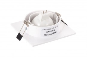 DK3021-WH Встраиваемый светильник, IP 20, 10 Вт, GU5.3, LED, белый, пластик в Нефтекамске - neftekamsk.ok-mebel.com | фото 4