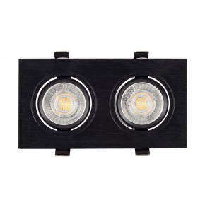 DK3022-BK Встраиваемый светильник, IP 20, 10 Вт, GU5.3, LED, черный, пластик в Нефтекамске - neftekamsk.ok-mebel.com | фото 2