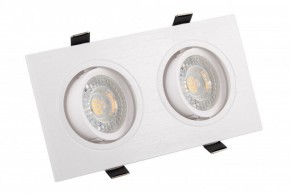 DK3022-WH Встраиваемый светильник, IP 20, 10 Вт, GU5.3, LED, белый, пластик в Нефтекамске - neftekamsk.ok-mebel.com | фото