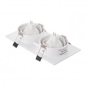 DK3022-WH Встраиваемый светильник, IP 20, 10 Вт, GU5.3, LED, белый, пластик в Нефтекамске - neftekamsk.ok-mebel.com | фото 3